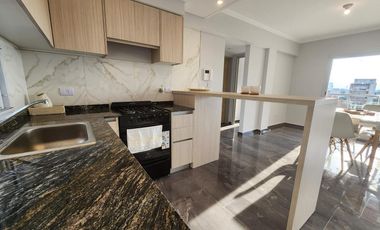 Departamento 3 ambientes con parrilla propia AMOBLADO