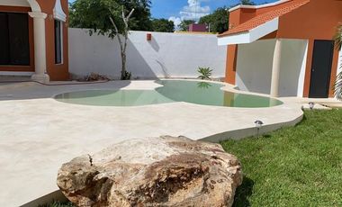 Casa estilo Hacienda en Venta en Residencial Baspul, Chicxulub Pueblo