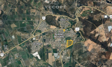 TERRENO EN VENTA A PIE DE CARRETERA EN ZONA INDUSTRIAL, JALISCO