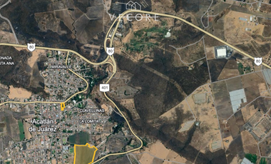 TERRENO EN VENTA A PIE DE CARRETERA EN ZONA INDUSTRIAL, JALISCO