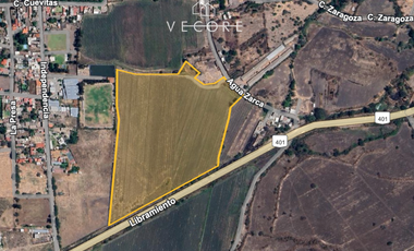 TERRENO EN VENTA A PIE DE CARRETERA EN ZONA INDUSTRIAL, JALISCO