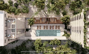 Departamento en Playa Yucatán con Rooftop y Club de Playa