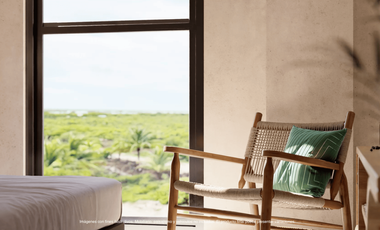 Departamento en Playa Yucatán con Rooftop y Club de Playa