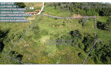 Lote grande con LICENCIA de construcción  marinilla vereda CHOCHOMAYO