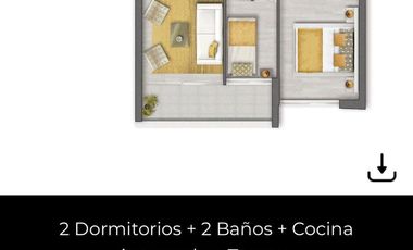 Departamento En Santiago Centro: ¡oportunidad Única! 2 Dorm.