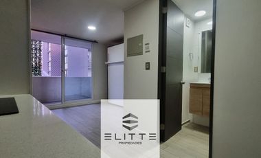 Departamento en arriendo de 1 Ambiente a pasos de metro Rondizonni