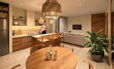 EN VENTA ESTUDIO EN MAHAHUAL CON ALBERCA Y SOLARIUM