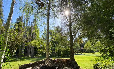 Preciosa casa en parcela rodeada de árboles nativos