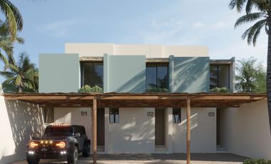 VENTA DE 3 VILLAS EN PRIMERA FILA EN CHELEM, YUCATÁN