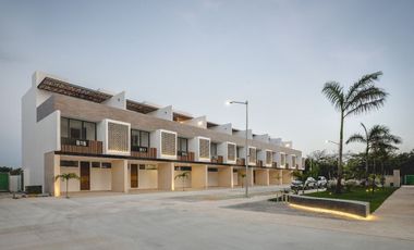 TOWN HOUSE EN PREVENTA DE 2 RECAMARAS EN SEREMOS DZITYA