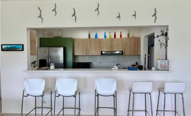 VENTA  APARTAMENTO AMOBLADO DE PLAYA EN BIJAO MLD