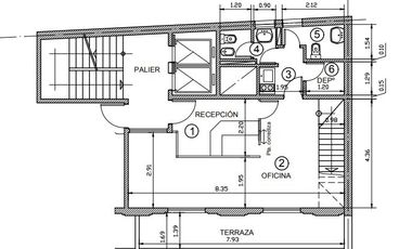 Oficina tipo Duplex (No residencial)