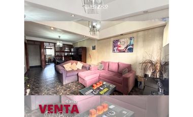 VENTA PH 4 amb al frente con cochera, quincho y terraza RETASADO