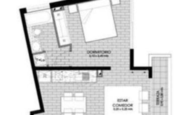 Departamento en Venta en Venta Depto 1H 1B Estacionamiento Sin Comisión Sta Isabel Metro Almagro