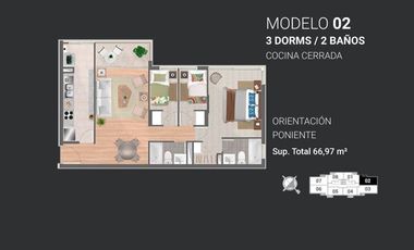 Departamento en Arriendo en Condominio Rosal Oriente