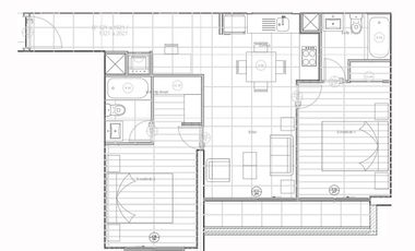 VENTA Departamentos de 2 Suites, Metro Ñuble, Ñuñoa