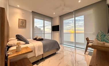 Apartamento Frontal con vista al mar bello horizonte 005