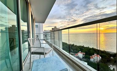 Apartamento Frontal con vista al mar bello horizonte 005