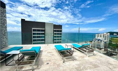 Apartamento Frontal con vista al mar bello horizonte 005