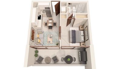 Arriendo depto | 1D1B+N | metro Camino Agrícola