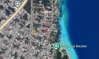 SE VENDE TERRENO EN BACALAR CERCA DE LA LAGUNA