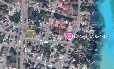 SE VENDE TERRENO EN BACALAR CERCA DE LA LAGUNA