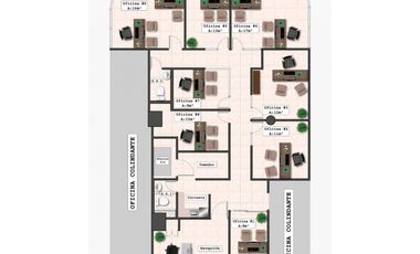 OFICINA  EN AVENIDA BALBOA PH BAY MALL 145M2 CON DIVISIONES