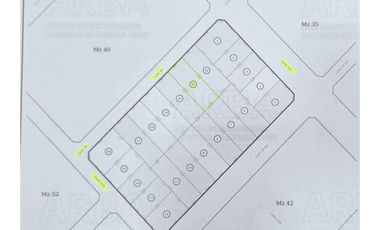 Se vende muy lindo lote 15x42,50, barrio Acantilados.