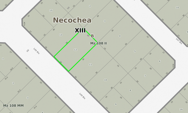 Lote con construcción en Necochea