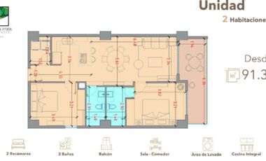 HERMOSO DEPARTAMENTOS EN HIDDEN PARK RESIDENCE