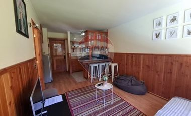 SE VENDE DEPARTAMENTO AMOBLADO 1D/1B/E. PUCÓN