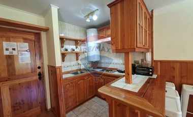 SE VENDE DEPARTAMENTO AMOBLADO 1D/1B/E. PUCÓN