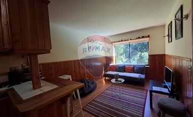 SE VENDE DEPARTAMENTO AMOBLADO 1D/1B/E. PUCÓN