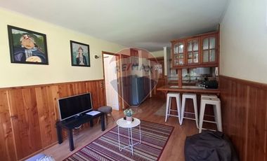 SE VENDE DEPARTAMENTO AMOBLADO 1D/1B/E. PUCÓN