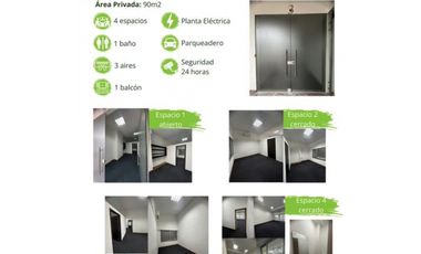 OFICINA DE 90 m2 EN ALQUILER CIUDAD JARDIN CALI