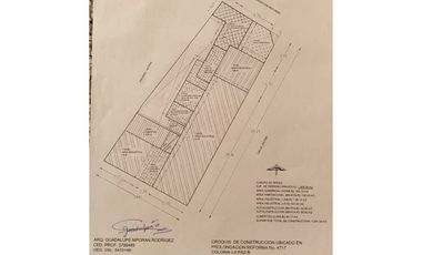Terreno De 1,528 m2 En Venta Sobre Reforma Sur, Zona La Paz