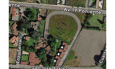 Terreno En Venta De 4300 M2 Cerca De La Piramide De Cholula En Actipan