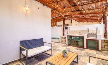 CASA FRENTE ALBERCA CON ROOF GARDEN  EN RESID. TULIPANES, CON SEGURIDAD 24/7  Y A 5 MIN DEL TEC DE MONTERREY  (SUR DE CUERNAVACA)