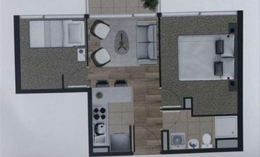 Venta Depto. 2D/1B + Est - San Bernardo