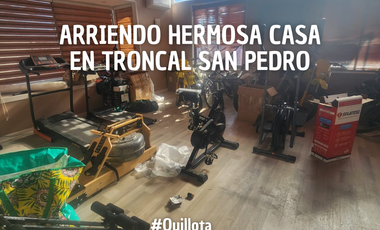 Se arrienda casa en camino Troncal de San Pedro Quillota