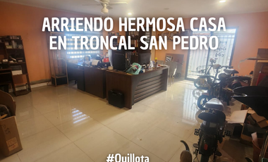 Se arrienda casa en camino Troncal de San Pedro Quillota