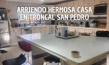 Se arrienda casa en camino Troncal de San Pedro Quillota