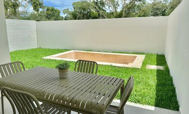 Casa en venta lista para entrega, Mod. Davalia Plus Bosques de Cholul