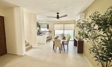 Casa en venta lista para entrega, Mod. Davalia Plus Bosques de Cholul