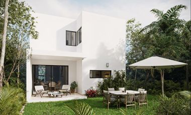 Casa en venta lista para entrega, Mod. Davalia Plus Bosques de Cholul