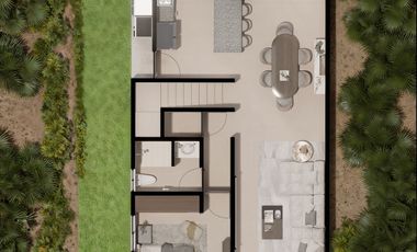 Casa en venta lista para entrega, Mod. Davalia Plus Bosques de Cholul