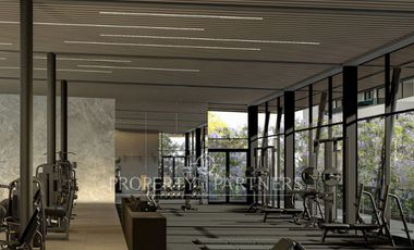 Departamento Edificio II Distrito Paulista 2D 2B Mariposa, opción 1D con Living Ampliado, 85 mts2