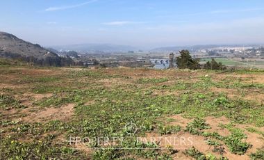 Sitio en Llo Lleo alto, con amplia vista río Maipo y mar
