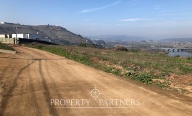 Sitio en Llo Lleo alto, con amplia vista río Maipo y mar