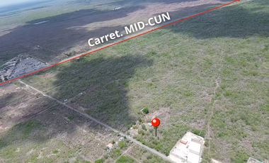 Terreno en Venta sobre Carretera Mérida-Cancún